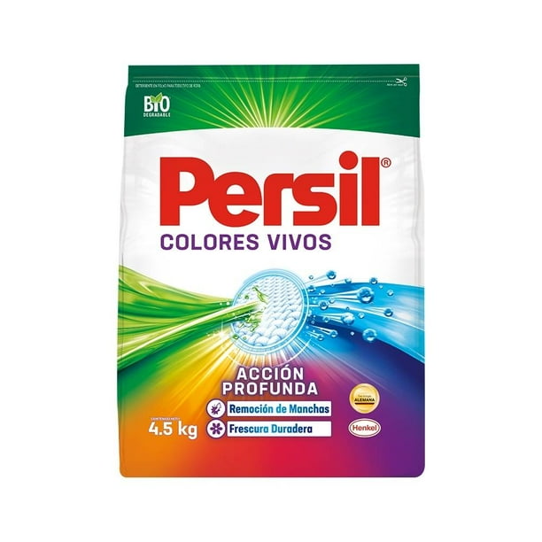 Detergente en polvo Persil colores vivos 4.5 kg