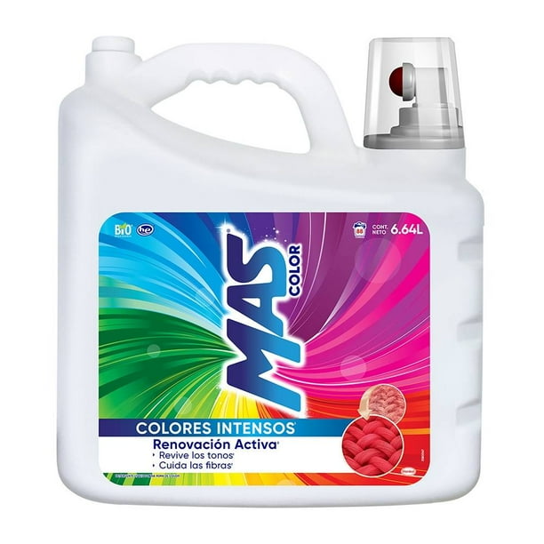 Detergente líquido MAS colores intensos 6.64 l