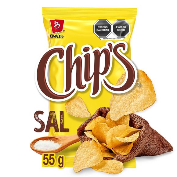 Papas Barcel Chip's Chip's Sal de Mar 55g