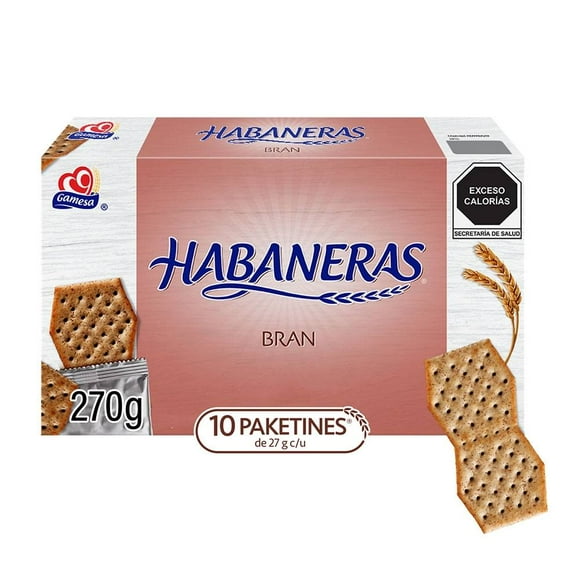 Galletas Gamesa Habaneras bran trigo entero  270 g