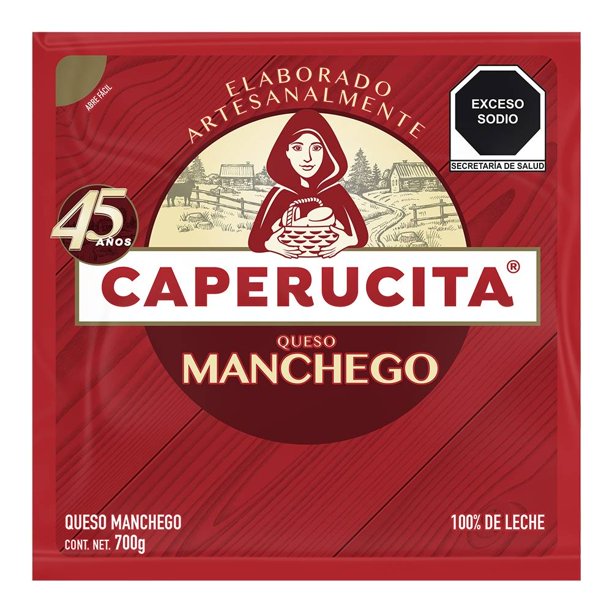 Queso tipo manchego Caperucita 700 g