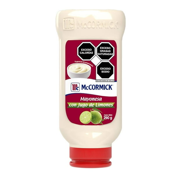 Mayonesa McCormick con limones squeeze 290 g