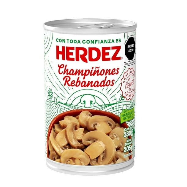 Champiñones Herdez rebanados 380 g