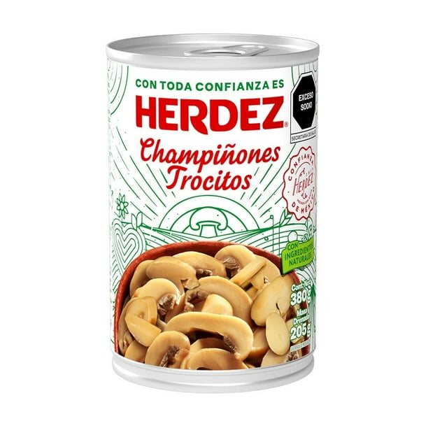 Champiñones Herdez en trocitos  380 g