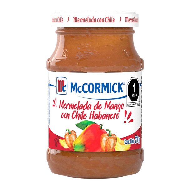 Mermelada McCormick de mango con chile habanero 270 g