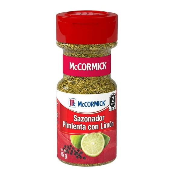 Sazonador McCormick pimienta con limón 75 g