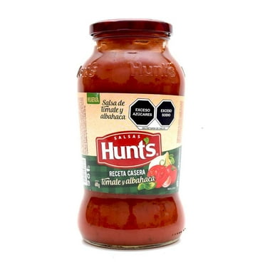 Salsa de tomate Hunts receta casera tomate y albahaca 680 g