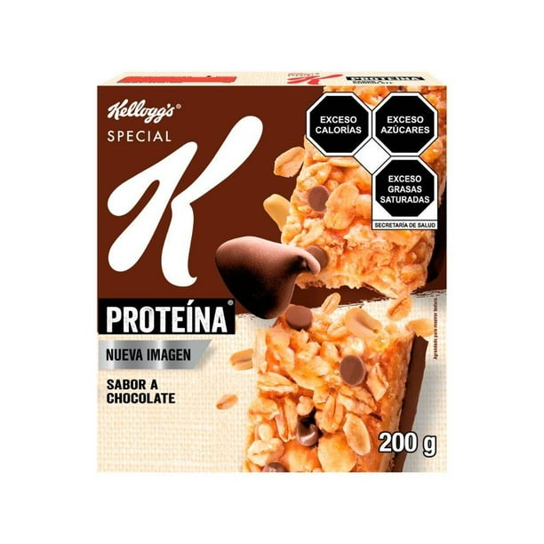 Barra de proteína Kellogg's Special K con cacahuate y sabor chocolate 200 g