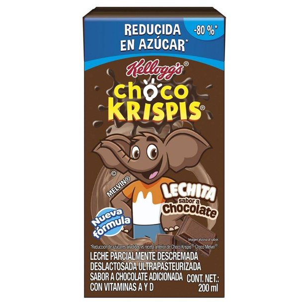 Leche Kellogg's Choco Krispis sabor a chocolate 200 ml