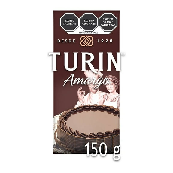 Chocolate amargo Turin 150 g