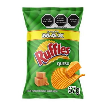 Ruffles sabor queso tamaño max 67 g