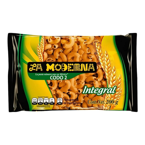 Sopa de codo La Moderna No.2 integral 200 g