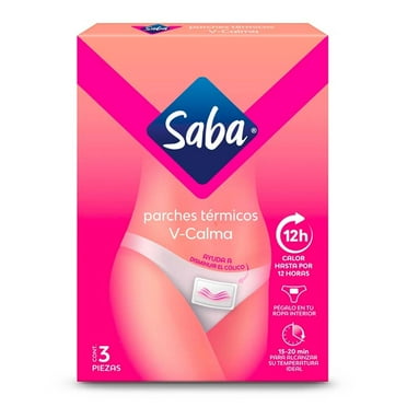 Parches térmicos Saba v-calma 3 pzas