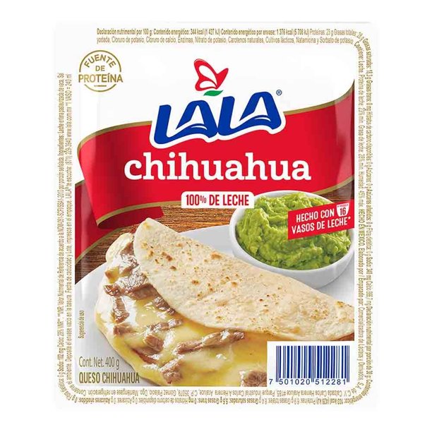 Queso Chihuahua Lala 400 g