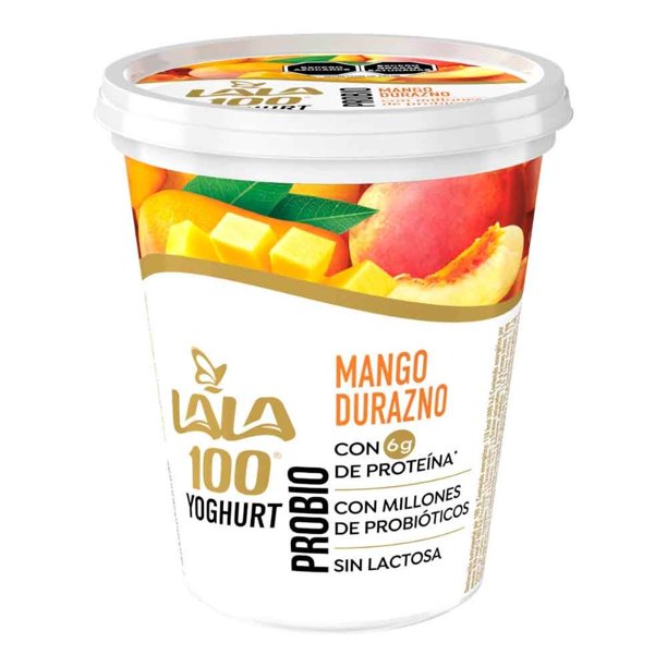 Yogurt batido Lala 100 mango durazno 700 g