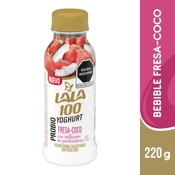 Yogurt bebible Lala 100 fresa coco 220 g