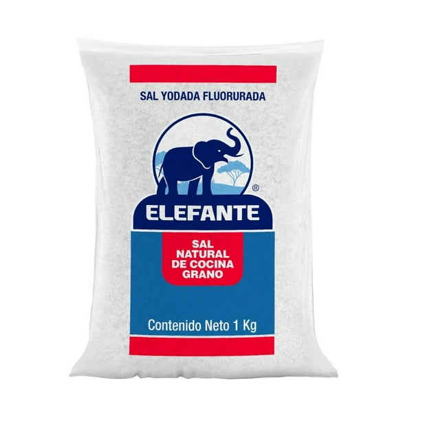 Sal Elefante de grano blanca 1 Kg