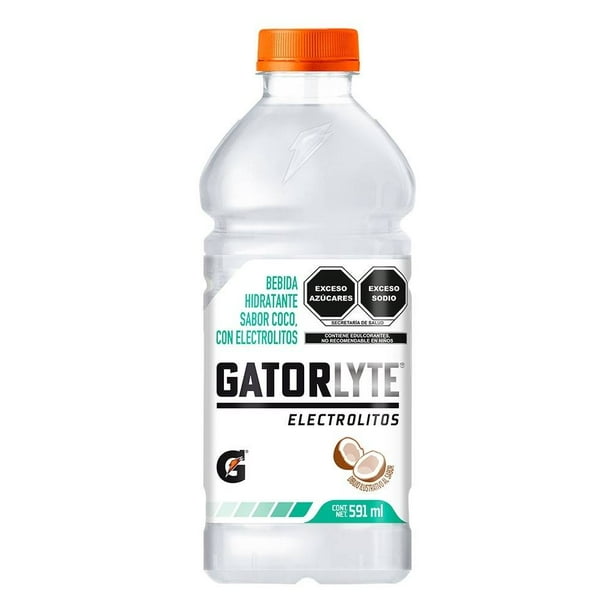 Bebida con electrolitos Gatorlyte sabor coco 591 ml