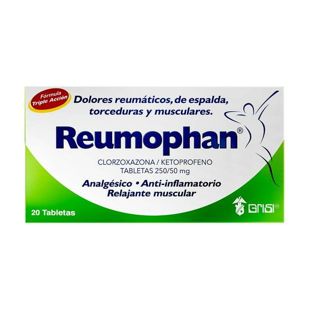 REUMOPHAN CON 20 TABLETAS Reumophan 20 tabletas