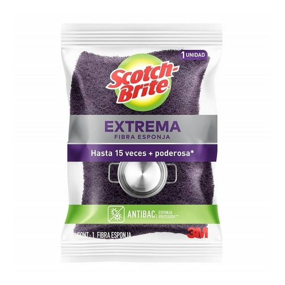 Fibra esponja Scotch Brite extrema grande 1 pza