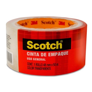 Cinta de Empaque 3M Scotch Transparente 48 mm x 50 m