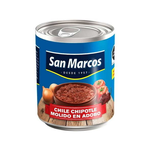 Chile chipotle San Marcos molido en adobo 215 g