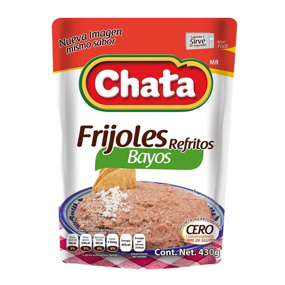 Frijoles Chata refritos bayos 430 g