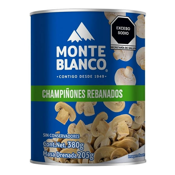 Champiñones Monteblanco rebanados 380 g