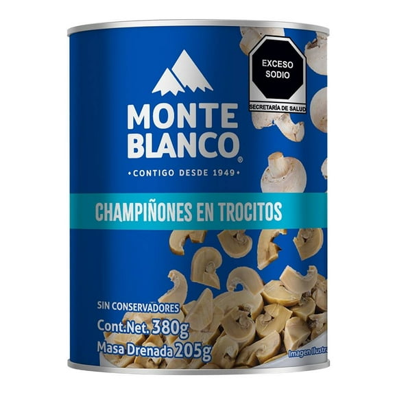 Champiñones Monteblanco en trocitos 380 g