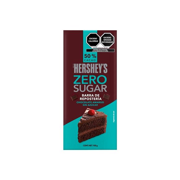 Barra de repostería Hershey's zero sugar 100 g