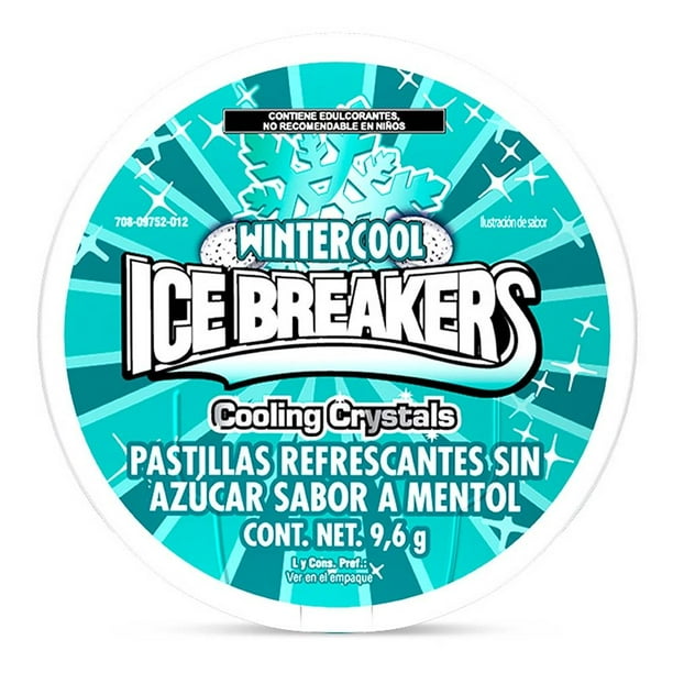 Pastillas Ice Breakers Wintercool sin azúcar 9.6 g