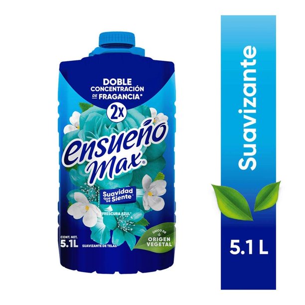 Suavizante de telas Ensueño Max frescura azul 5.1 l