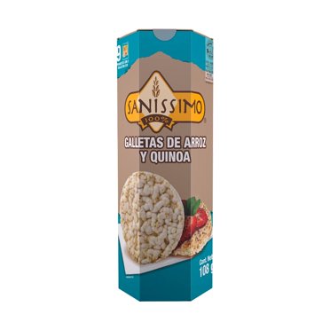 Galleta de arroz Sanissimo con quinoa 108 g