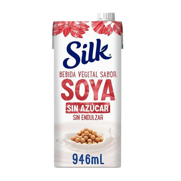 Bebida vegetal Silk sabor soya sin azúcar 946 ml