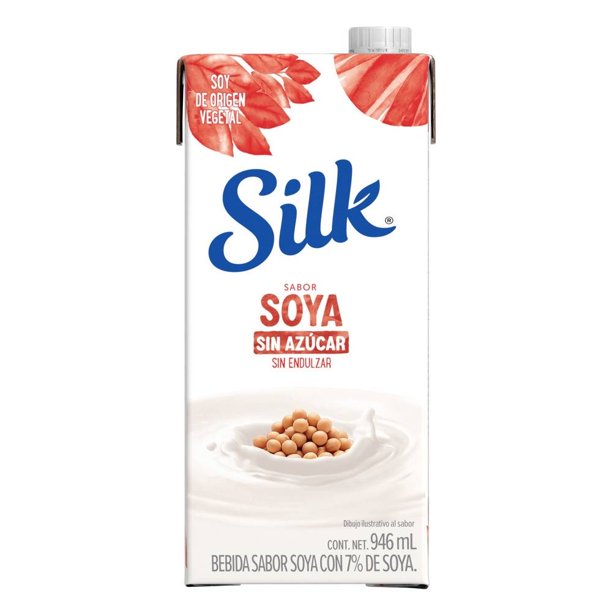 Bebida vegetal Silk sabor soya sin azúcar 946 ml