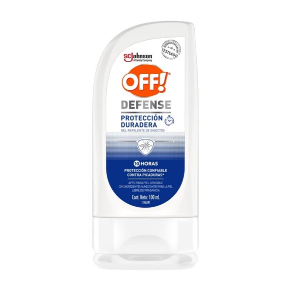 Repelente de insectos Off defense en gel 100 ml