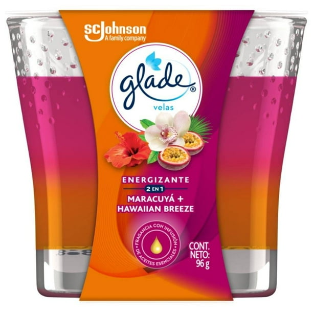 Vela Aromatizante Glade Hawaiian Maracuyá 96 g