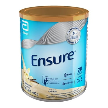 Fórmula para alimentación Ensure Clásico enteral especializada en polvo sabor vainilla 400 g