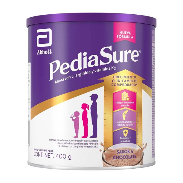 Fórmula para alimentación Pediasure enteral especializada sabor chocolate 400 g