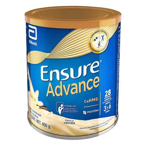 Fórmula para alimentación Ensure Advance enteral especializada en polvo sabor vainilla 400 g