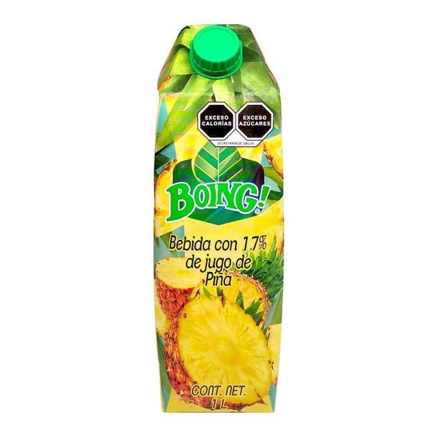 Bebida Boing tradicional de jugo de piña 1 l