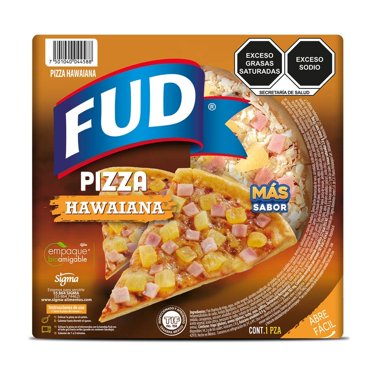 Pizza FUD hawaiana individual 1 pza