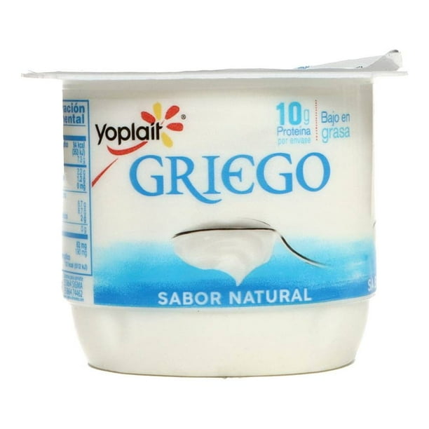 Yoghurt Yoplait Griego natural bajo en grasa 145 g