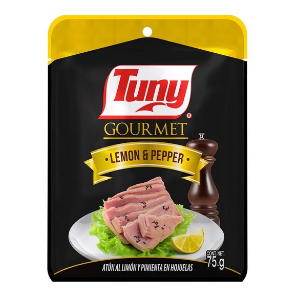 Atún Tuny gourment en aceite limón y pimienta 75 g