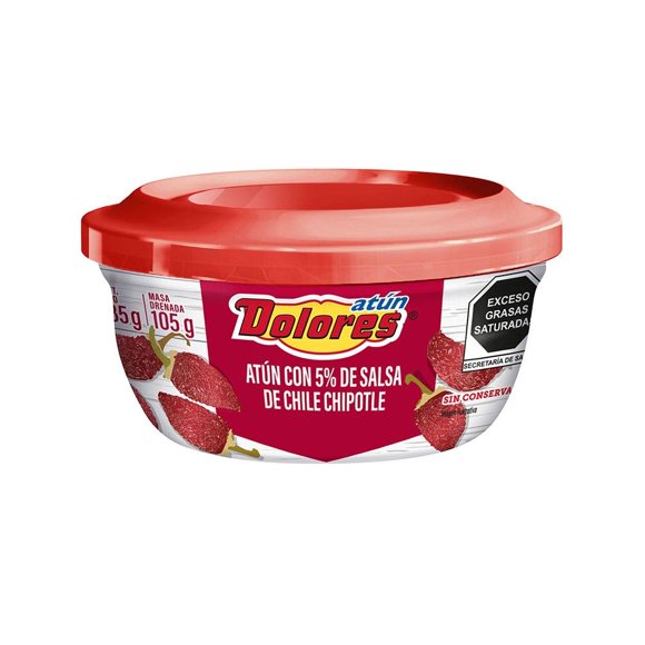 Atún Dolores aleta amarilla con chipotle 135 g