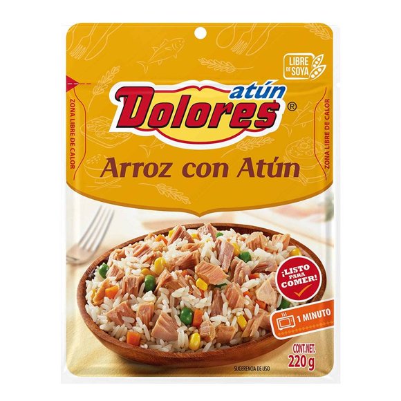Atún aleta amarilla Dolores con arroz 220 g