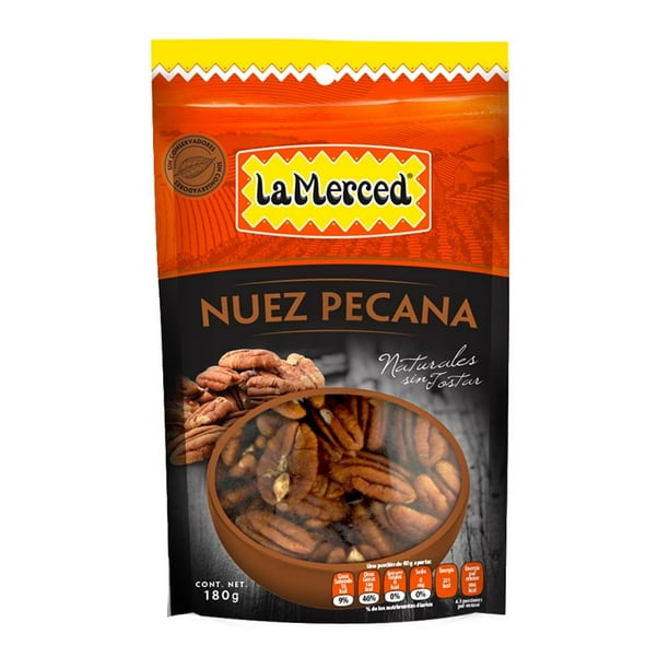 Nuez pecana La Merced naturales sin tostar 180 g