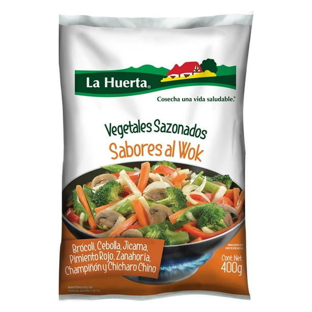 Vegetales sazonados La Huerta congelados sabores al wok 400 g