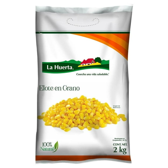 Elote La Huerta congelados en grano 2 kg