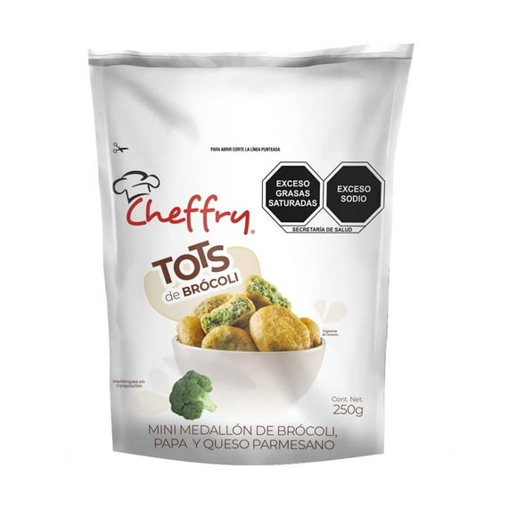 Tots de brócoli Cheffry papa y queso parmesano 250 g